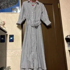 ストライプワンピース　試着のみ