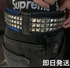 黒 スタッツベルト y2k sk8スケーター bigboy supreme