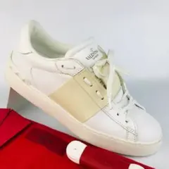 美品★ヴァレンティノ ガラヴァーニ・バンド スタッズ スニーカー(371/2)