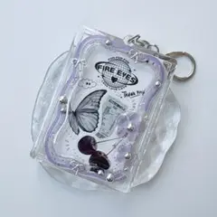 〈154〉トレカキーホルダー　硬質カードケース　トレカホルダー