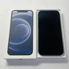 中古美品★ Apple iPhone 12 64G ブラック 箱と充電ケーブル付