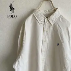 ◎RALPH LAUREN メンズ　長袖ボタンダウンシャツ　XXL D3X4
