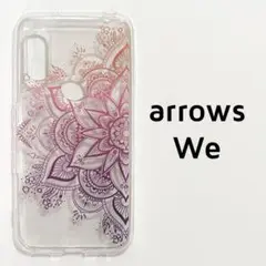 arrows We カバー クリア ハーフフラワー 透明