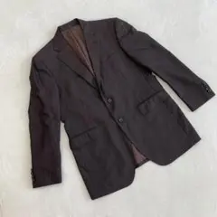 ⭐五大陸⭐ Gotairiku チャコールグレー ストライプスーツジャケット