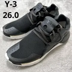 Y-3 YOHJI YAMAMOTO ブラック メンズスニーカー　サイズ26.0