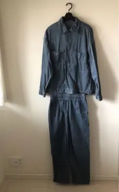 GU ジーユー コーデュロイシェフジャケット パンツ セットアップ Mサイズ