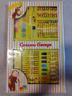 Curious George 子ども用文具セット お絵かきセット