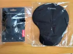 Lenovo 300 ワイヤレスコンパクトマウス Soqool マウスパッド