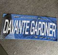 シーホース三河 #DAVANTE GARDNER タオル