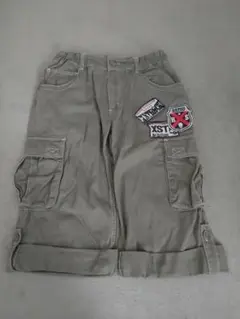バツのカーゴハーフパンツ 160