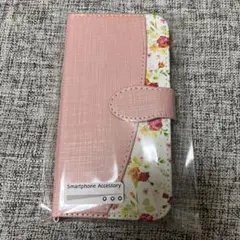 新品未使用‼️花柄手帳型スマホケース ピンク iPhone12 mini