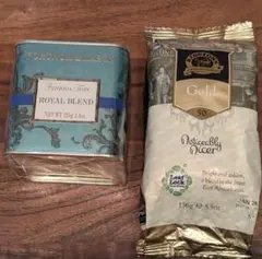 【未使用】リントンズ バケツ型 TEA BAG  ゴールド クラシック柄 イギリスから届いたばかりの新商品！クラシック柄のバケツ型