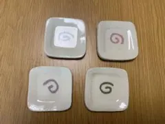 陶芸作品　ハンドメイド　小皿　豆皿　箸置き　6cm マーブル柄　未使用　練込み
