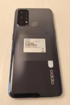 【美品】OPPO Reno5 A シルバーブラック おまけ:タイプCケーブル
