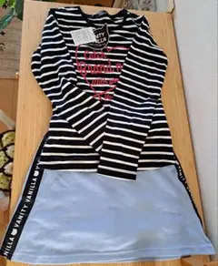 長Tシャツ スカート セット