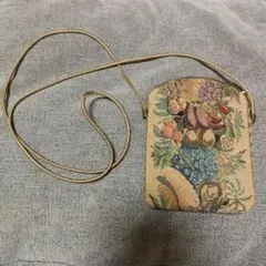 花柄刺繍ポシェット