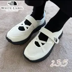 【日本未発売】ノースフェイス 厚底 メリージェーン 23.5cm 人気cream
