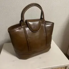 LASTRADA ブラウン レザー トートバッグ
