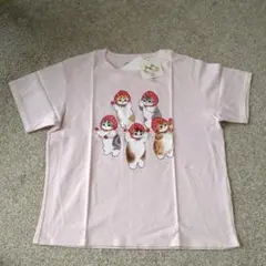 ユニクロUNIQLO☆モフサンドmofusand☆いちご帽子 猫シャツ 160