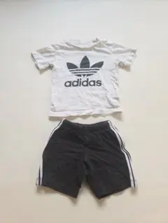 adidas Tシャツ&ショートパンツセット 90