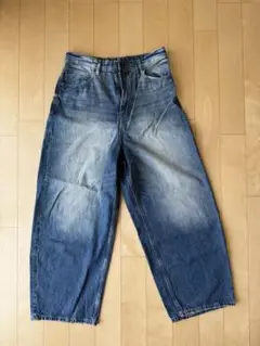 pull & bear super baggy jeans neon blue