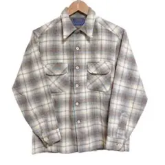 70s レア PENDLETONS 長袖シャツ チェック USA製 9-113