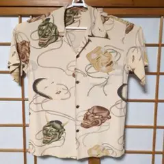 【美品】サンサーフ 能面 般若 アロハシャツ 中古・古着通販】Sun Surf (サンサーフ) 能面般若アロハシャツ