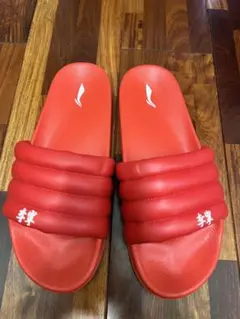 【値下げ】LI-NING レッドビーチサンダル 10サイズ
