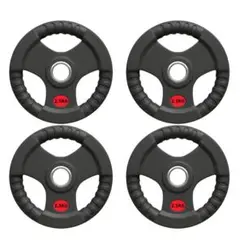 ★新品・送料無料★バーベルプレート計10kgセット(2.5kg×4枚) ラバー