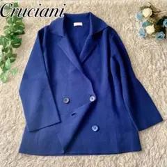 【Cruciani クルチアーニ】定番ミラノリブニットジャケット カーディガン