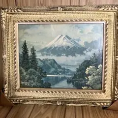 富士山 風景画 油絵 若石賛花 直筆サイン入り インテリア 木額縁入り 2025年最新】若石賛花の人気アイテム - メルカリ