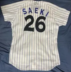 横浜DeNA BAYSTARS 佐伯貴弘　レプリカユニフォーム Lサイズ 26 横浜DeNAベイスターズ (ベイスターズ) 応援グッズ グレー 佐伯