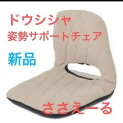 ◆新品◆ドウシシ 姿勢サポートチェアささえーる ベージュ リクライニング12段階