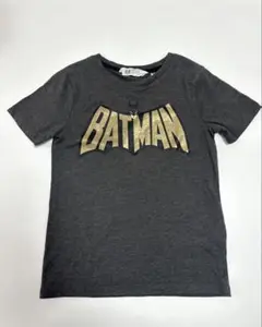 バットマン　BATMAN Tシャツ　１３０　 グレー　H&M