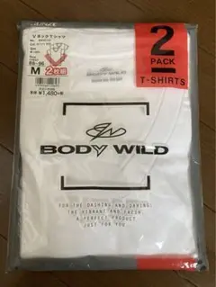 BODY WILD Ｖネック　シャツ 2枚　M
