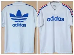 アディダス 90s デサント製 ヴィンテージ プラシャツ サイズL-O 美品