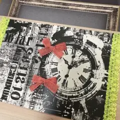 TIME ROCK コラージュノート ジャンクジャーナル雑記帳 スクラップブック