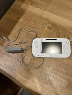 Wii U GamePad ホワイト 動作確認済　アダプタ付