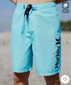 Hurley 水着 ボードショーツ 30インチ 水色