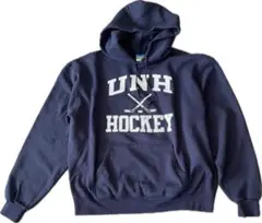 チャンピオン　UNH HOCKEY ネイビー パーカー