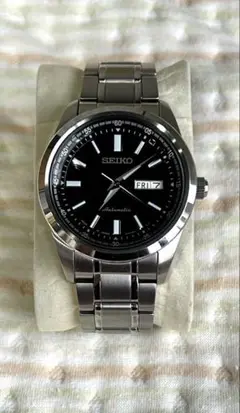 美品　セイコーSEIKO メカニカル自動巻時計 SARV003 ブラック文字盤