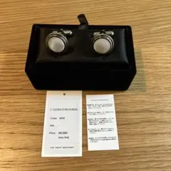 トリートドレッシング　カフスボタン　ホワイト