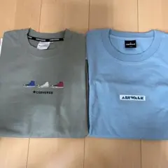 半袖　Tシャツ　二回使用と　新品未使用　150 Tシャツ　コンバース