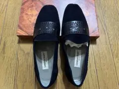 Lorenzo Banfi スエード ローファー