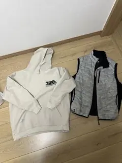 寅壱　パーカー　ベスト　セット売り