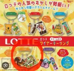 LOTTE パイの実 ワイヤーキーリング