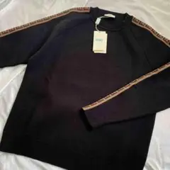 新品 未使用 FENDI フェンディ ニット セーター 黒 ブラック FFロゴ