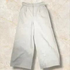 NOLLEY'S ベージュ ワイドパンツ 36