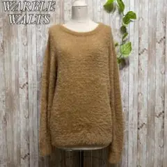 WARBLE WALTS ニット【L】レディース モヘア 長袖 フカフカ 冬 秋