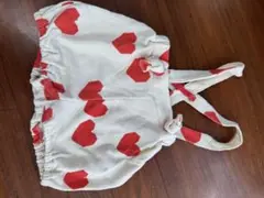 マーキーズ　ハート柄オーバーオール